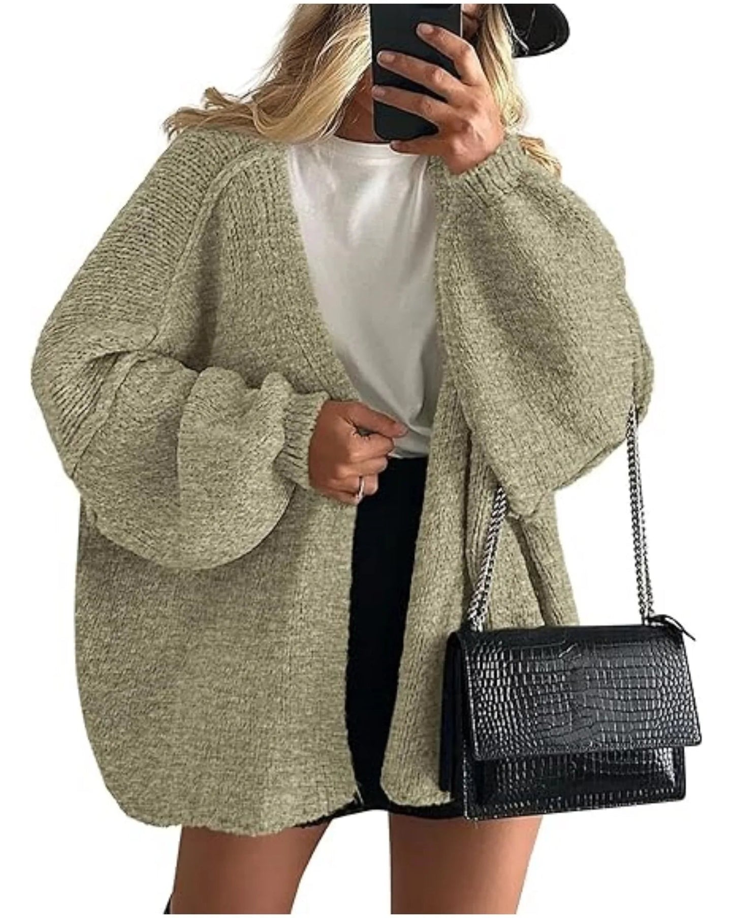Oversized Cardigan Sweater