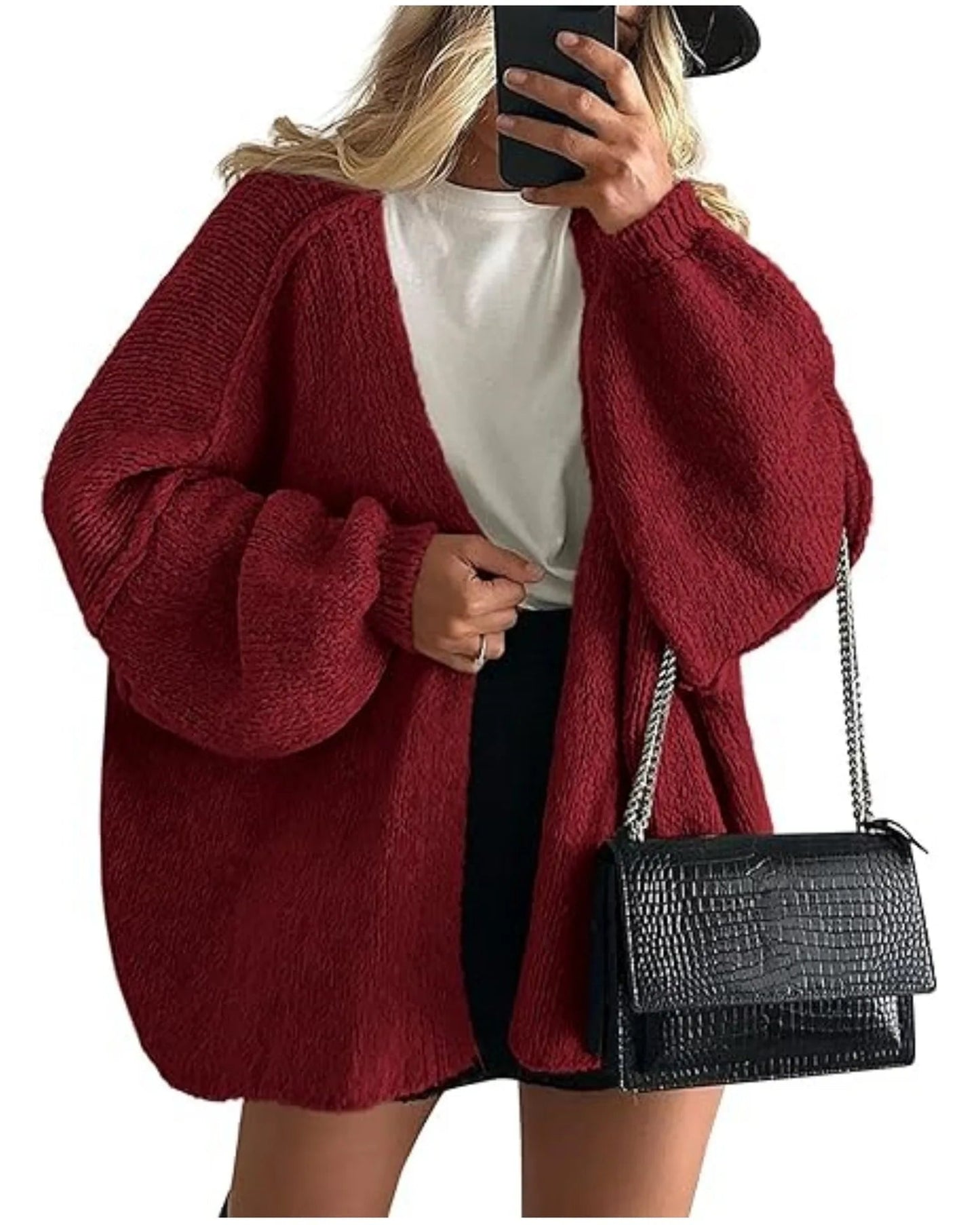 Oversized Cardigan Sweater