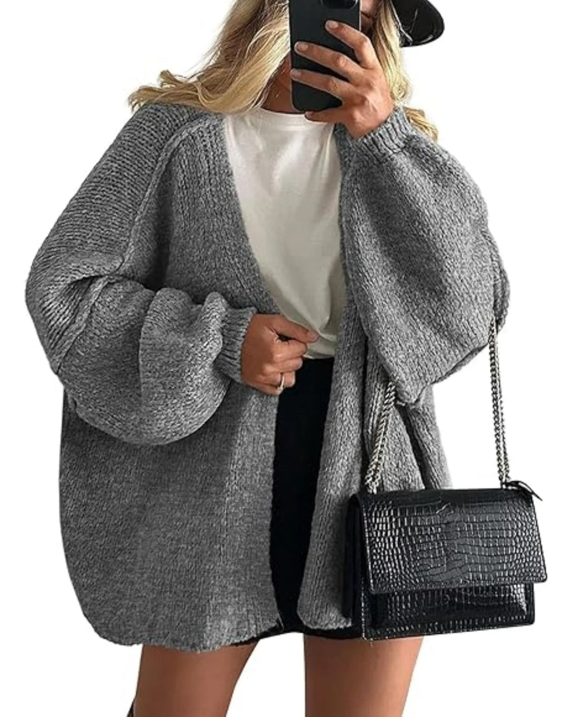 Oversized Cardigan Sweater