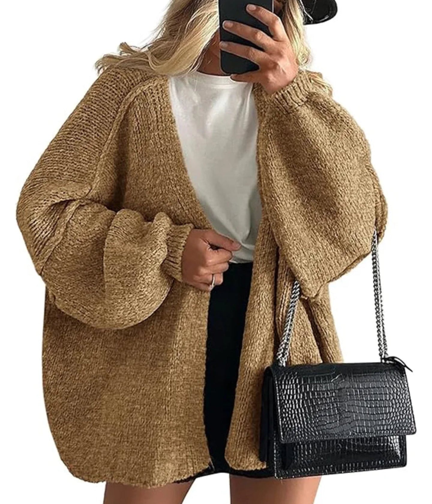 Oversized Cardigan Sweater
