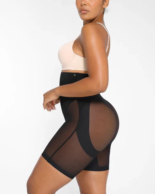 High Waist Mid Thigh Shorts
