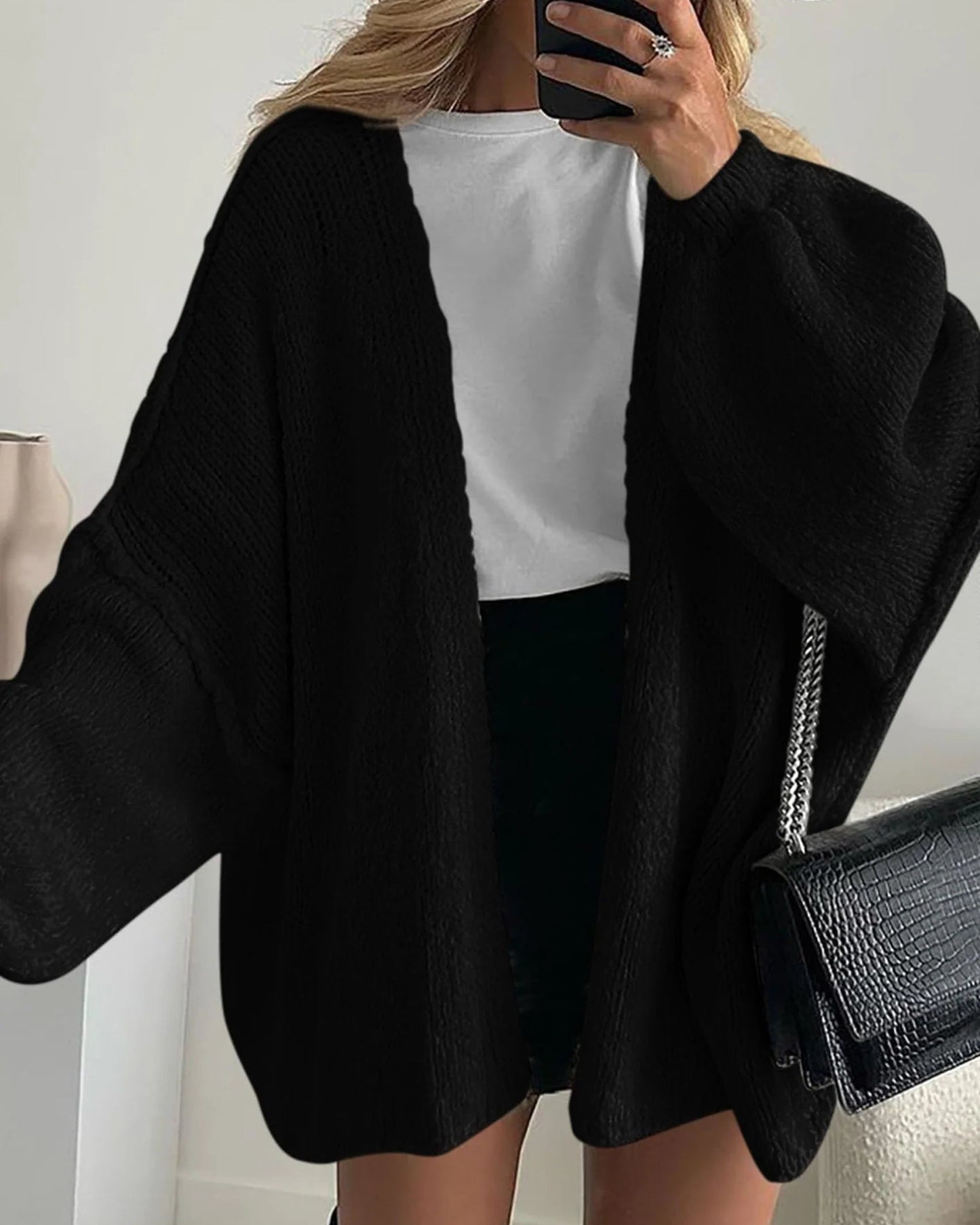 Oversized Cardigan Sweater