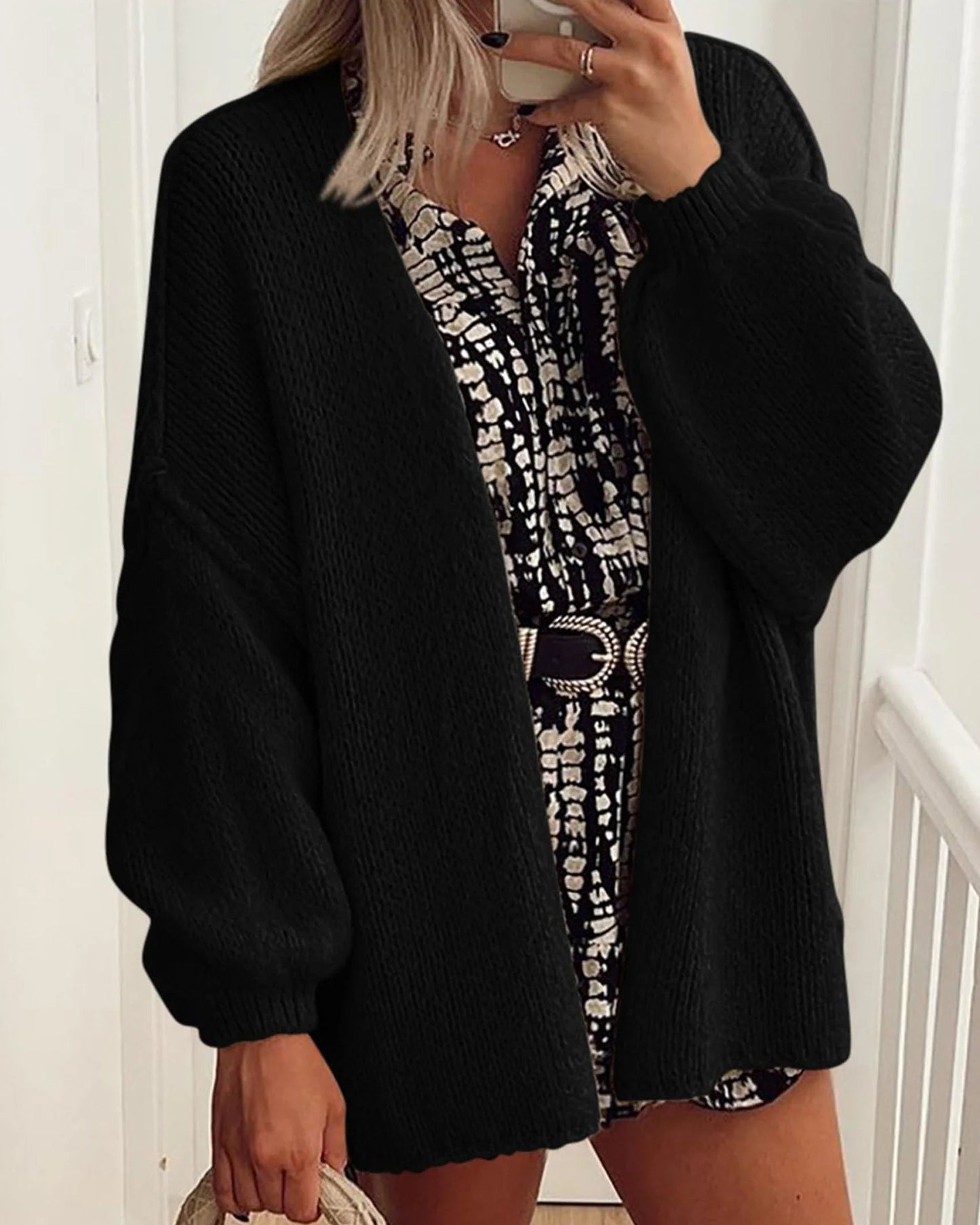 Oversized Cardigan Sweater
