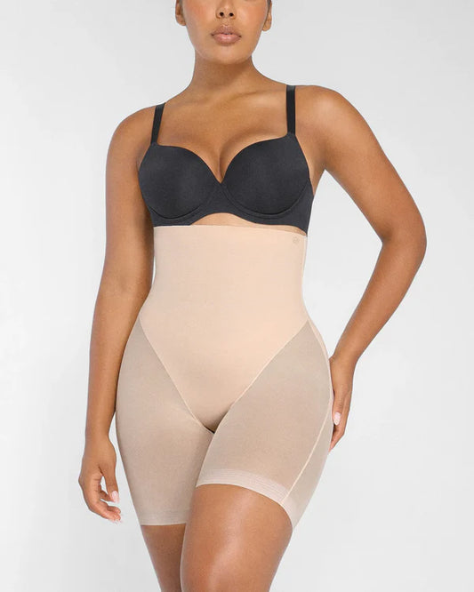High Waist Mid Thigh Shorts